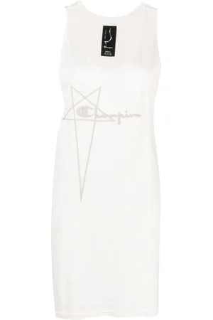 Rick Owens X Rick Owens cotton tank dress