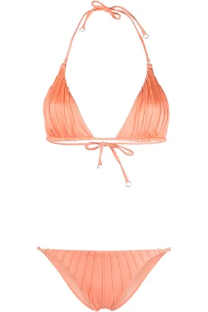 Noire Swimwear Gathered bikini set