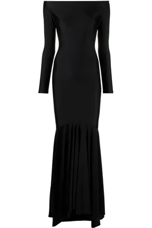 Atu Body Couture Off-shoulder flared gown