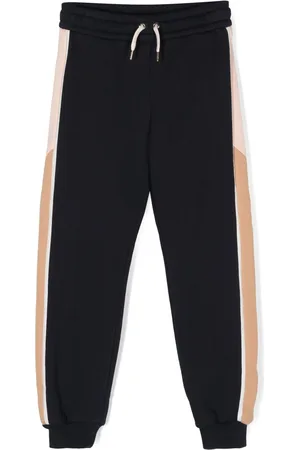 Chloé Colour-block cotton track pants