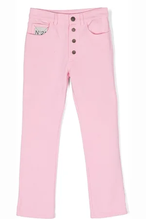 Nº21 Mid-rise straight-leg jeans