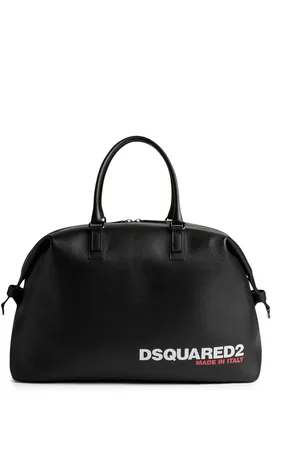 Dsquared2 Logo-print grained tote bag