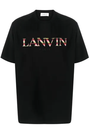 Lanvin Curb logo-embroidered cotton T-shirt