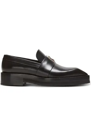 Balmain Ben logo-lettering loafers