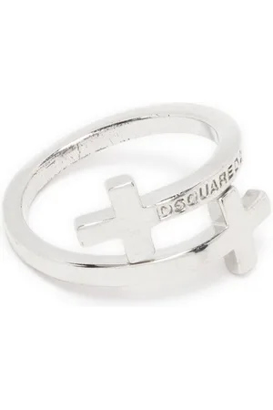 Dsquared2 Logo-engraved wrap ring