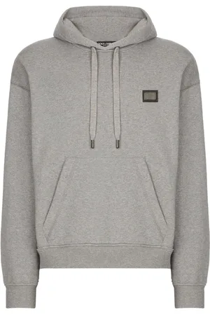 Dolce & Gabbana Logo-patch cotton hoodie