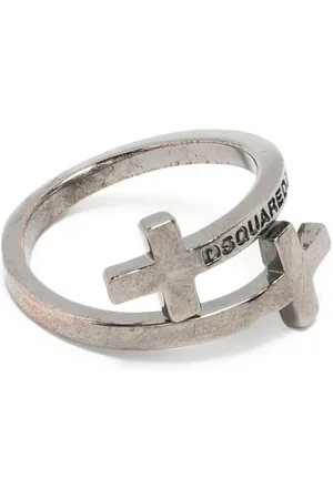 Dsquared2 Logo-engraved wrap ring