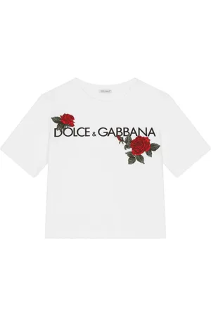 Dolce & Gabbana Logo rose print T-shirt