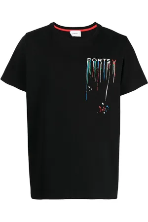Ports V Paint-splatter print T-shirt