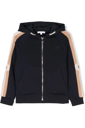 Chloé Logo-embroidered zipped cardigan