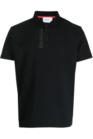 Ports V Logo-tape polo shirt