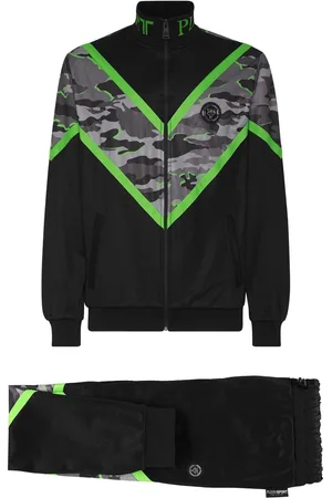 Philipp Plein Camouflage-print tracksuit set