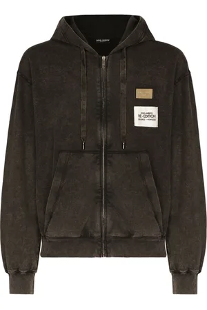 Dolce & Gabbana Logo-patch zipped cardigan