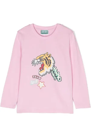 Kenzo Tiger-print cotton T-shirt