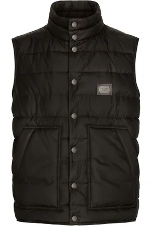 Dolce & Gabbana Logo-plaque padded gilet