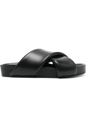 Jil Sander Crossover-strap leather sandals