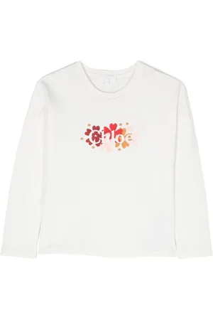 Chloé Logo-embroidered organic cotton T-shirt