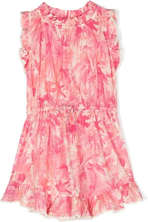 ZIMMERMANN Floral-print ruffled dress