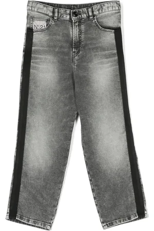 Nº21 Logo-appliqué straight-leg jeans