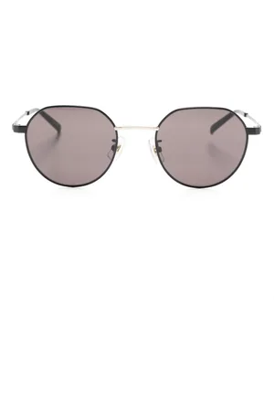 Dunhill Round-frame tinted sunglasses