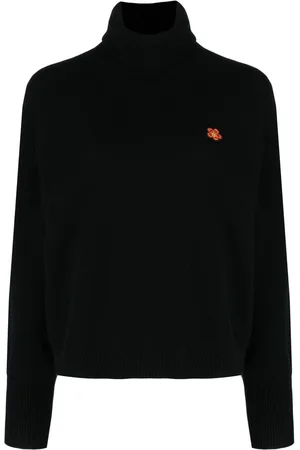Kenzo Boke Flower-patch wool jumper