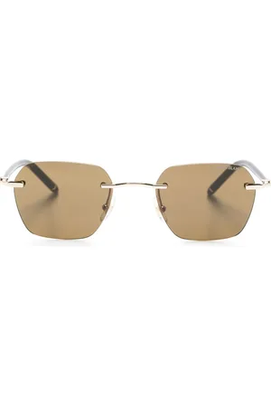 Montblanc Logo-plaque square-frame sunglasses