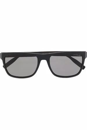 Montblanc Logo square tinted sunglasses