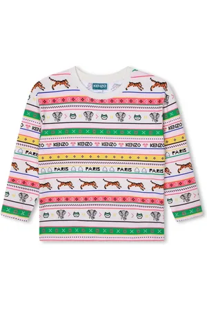 Kenzo Graphic-print long-sleeved T-shirt