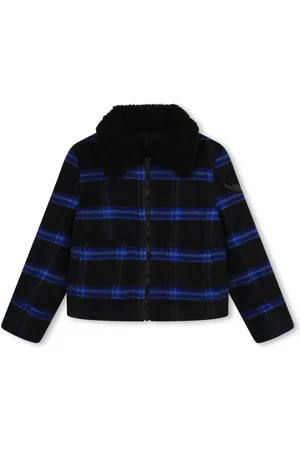 Zadig & Voltaire Checkered zipped bomber jacket