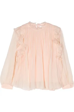 Chloé Ruffle-detail silk blouse
