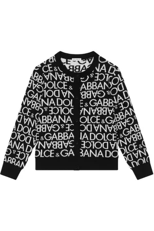 Dolce & Gabbana Jacquard-monogram virgin wool cardigan