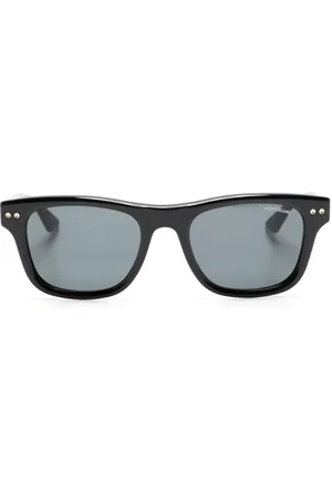Montblanc Logo-plaque square-frame sunglasses
