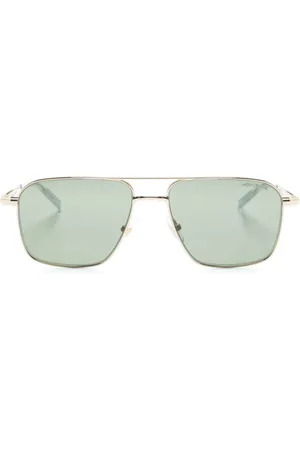 Montblanc Logo-plaque square-frame sunglasses