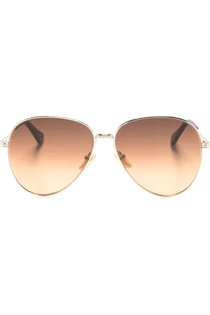 Chloé Gradient-lenses pilot-frame sunglasses