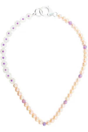 Hatton Labs Beaded sterling silver necklace