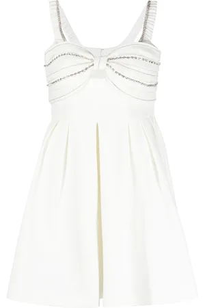Self-Portrait Crystal-embellished mini dress