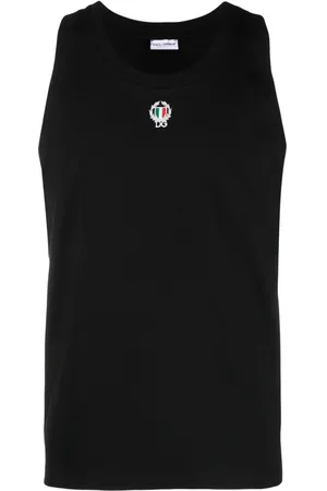 Dolce & Gabbana Logo-embroidered tank top