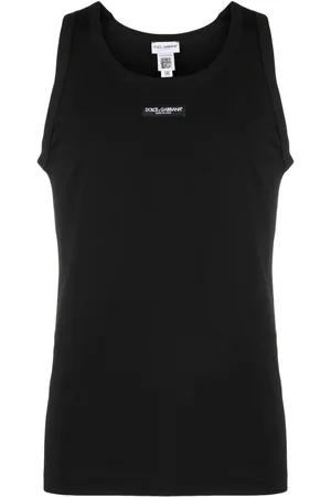 Dolce & Gabbana Logo-patch tank top