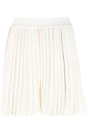 Sonia by Sonia Rykiel Contrast-stripe pleated shorts