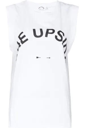 The Upside Logo-print tank top