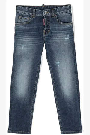 Dsquared2 Logo-patch distressed jeans