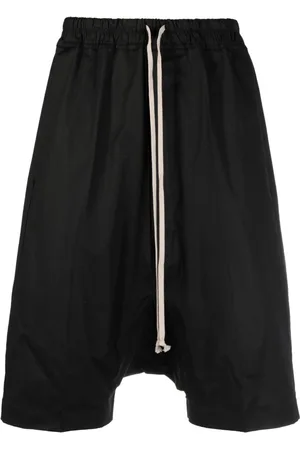 Rick Owens Drawstring drop-crotch shorts