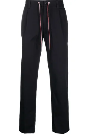 Moncler Drawstring-waist straight-leg trousers