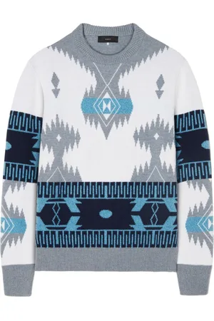 Alanui Icon Jacquard geometric-pattern sweater