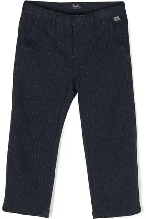 Il gufo Pinstriped smart trousers