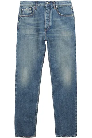 Burberry Straight-leg washed denim trousers