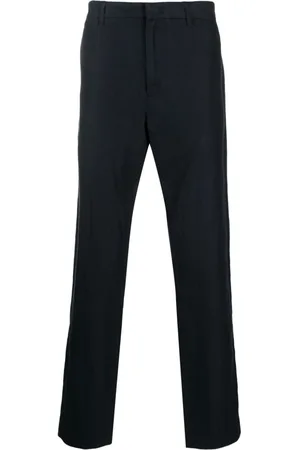 Vince Straight-leg hemp trousers