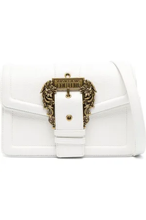 VERSACE Baroque-buckle satchel bag