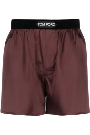 Tom Ford Logo-waistband silk boxers