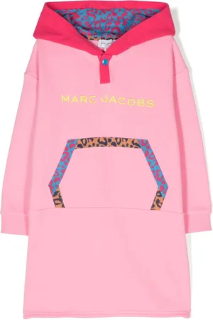 Marc Jacobs Logo-embroidered hooded cotton dress
